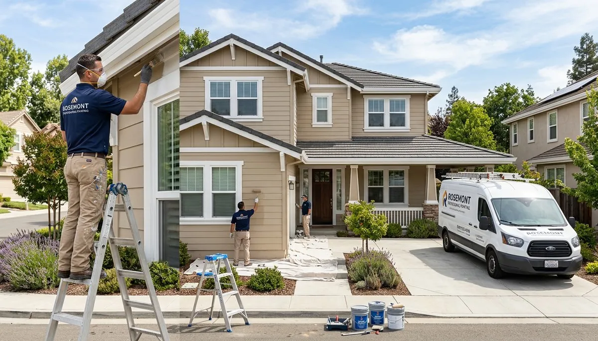 Professional house painters in Sacramento CA providing expert residential exterior painting services